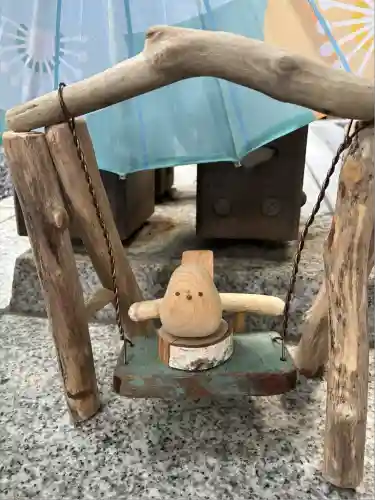 札幌諏訪神社の像