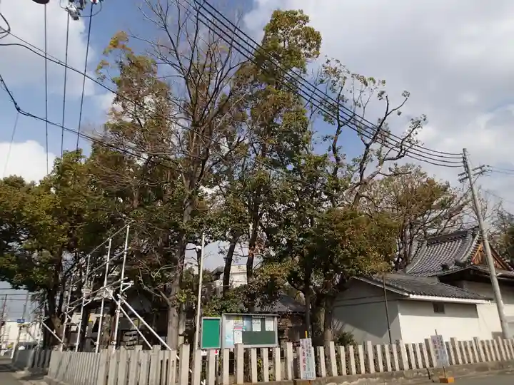 弓削神社の周辺