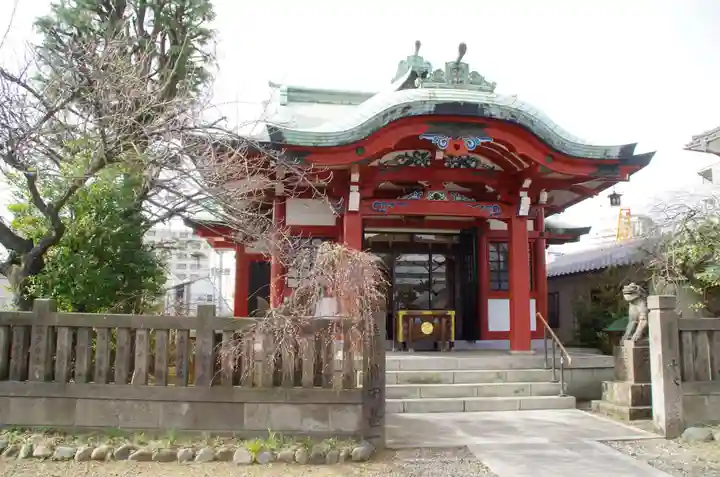 筑土八幡神社の本殿・本堂