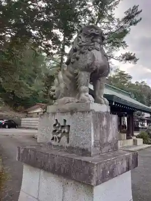 群馬県護国神社の狛犬