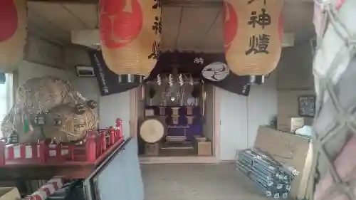 美馬牛神社の本殿・本堂