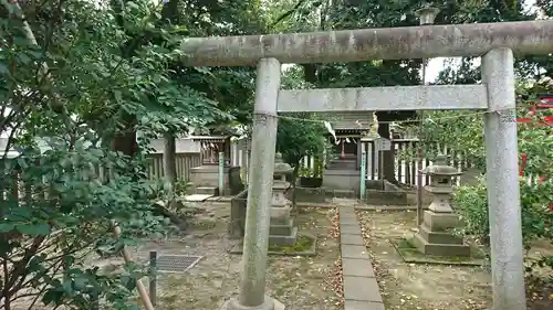 中島八幡神社の鳥居