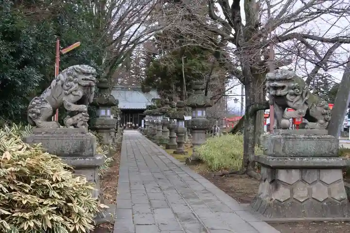 神炊館神社 ⁂奥州須賀川総鎮守⁂の狛犬