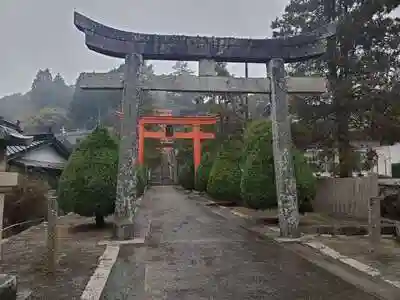久井稲生神社の鳥居