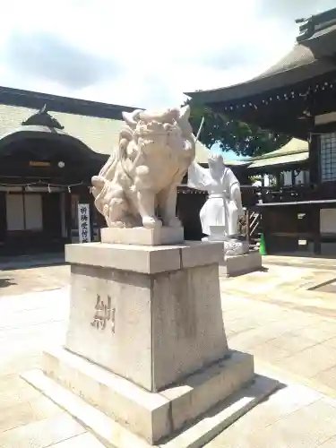 道通神社の狛犬