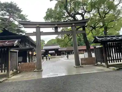 明治神宮の鳥居