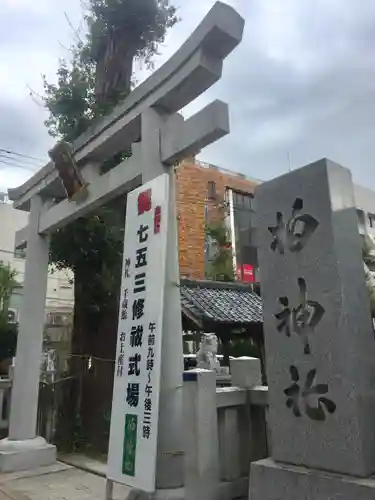 柏神社の鳥居