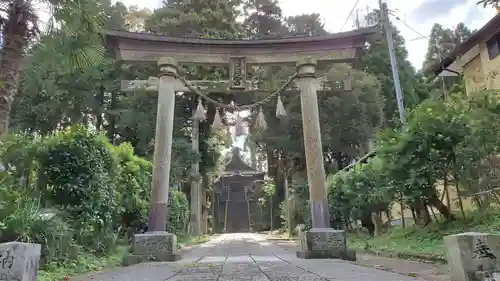 日月神社の鳥居