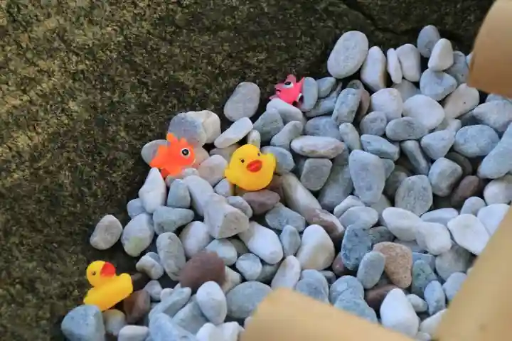 阿久津「田村神社」(郡山市阿久津町)旧社名:伊豆箱根三嶋三社の手水舎