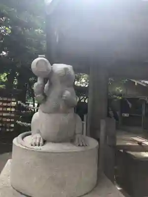 戸部杉山神社の狛犬