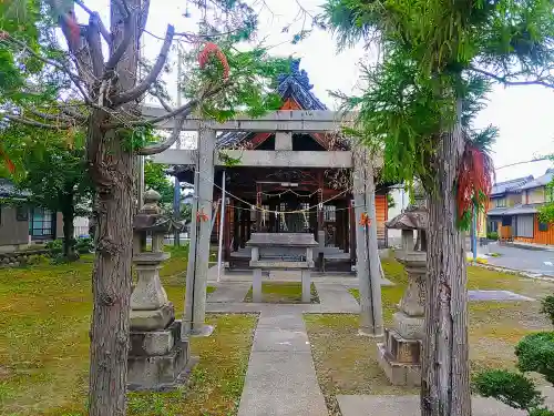 八幡社（中之庄八幡社）の鳥居