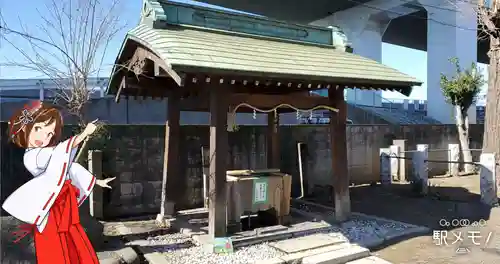 小谷野神社の手水舎