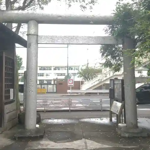 國領神社の鳥居