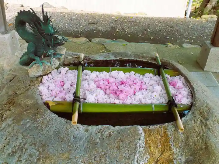 立志神社の手水舎