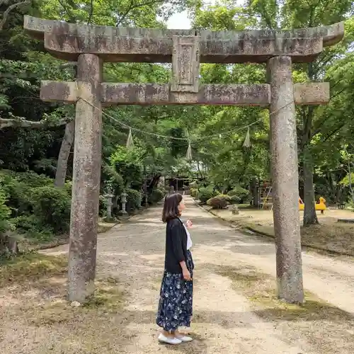 早瀧比咩神社の鳥居