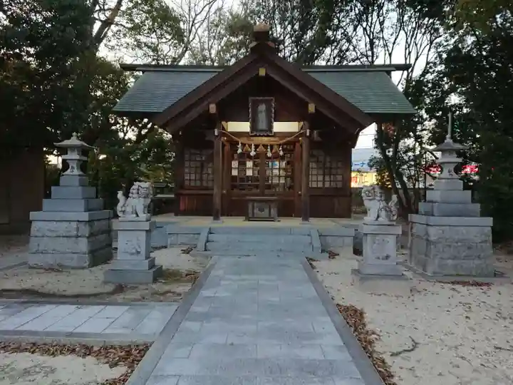 平手神明社の本殿・本堂