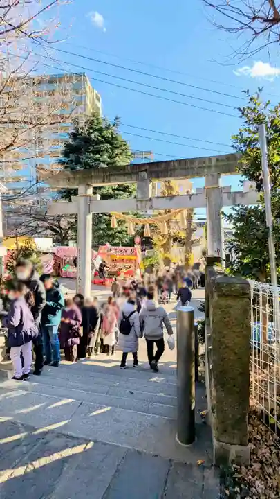 鳩ヶ谷氷川神社の鳥居