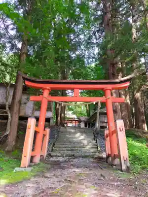 丹内山神社の鳥居