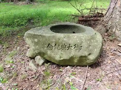 白山神社の手水