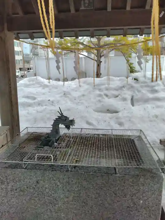 北海道神宮頓宮の手水舎