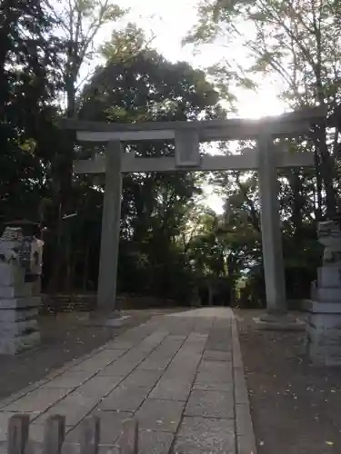 谷保天満宮の鳥居