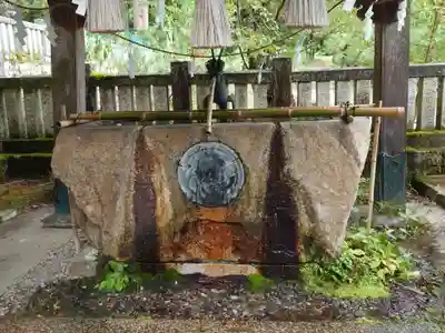 有明山神社の手水舎
