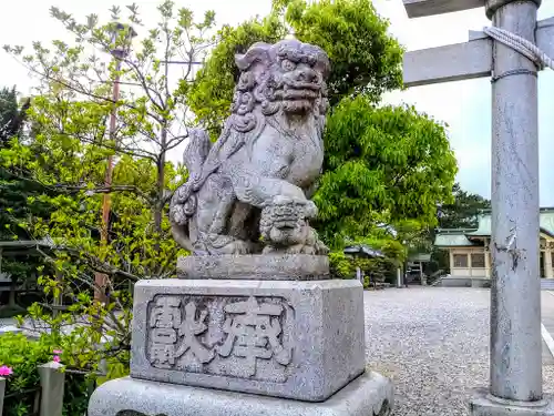 今川八幡宮の狛犬