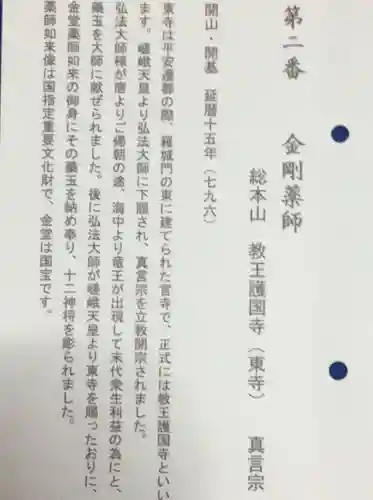 東寺（教王護国寺）の授与品その他