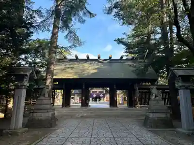 帯廣神社の山門・神門