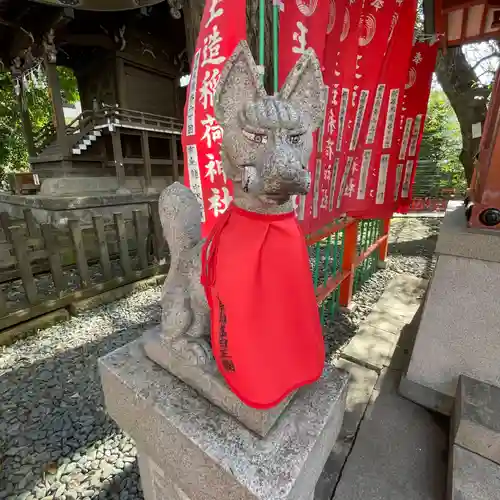 金王八幡宮の狛犬