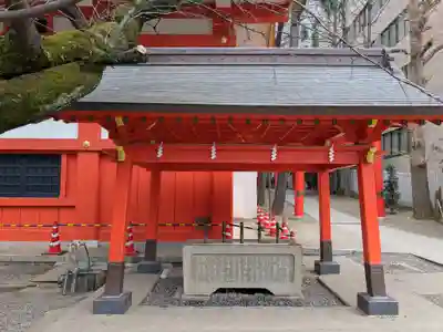 花園神社の手水舎