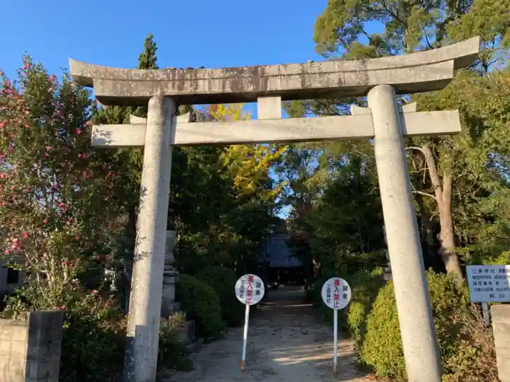 三島神社の鳥居