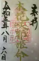 尾張冨士大宮浅間神社の御朱印