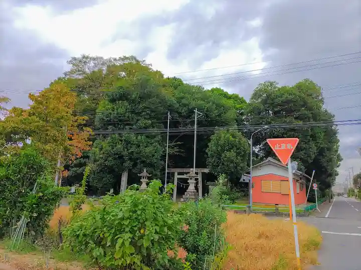 鹽江神社(中野)の自然