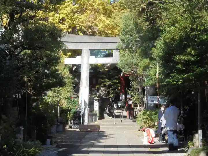 江東天祖神社の鳥居