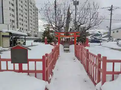 旭川銀座弁天神社の鳥居