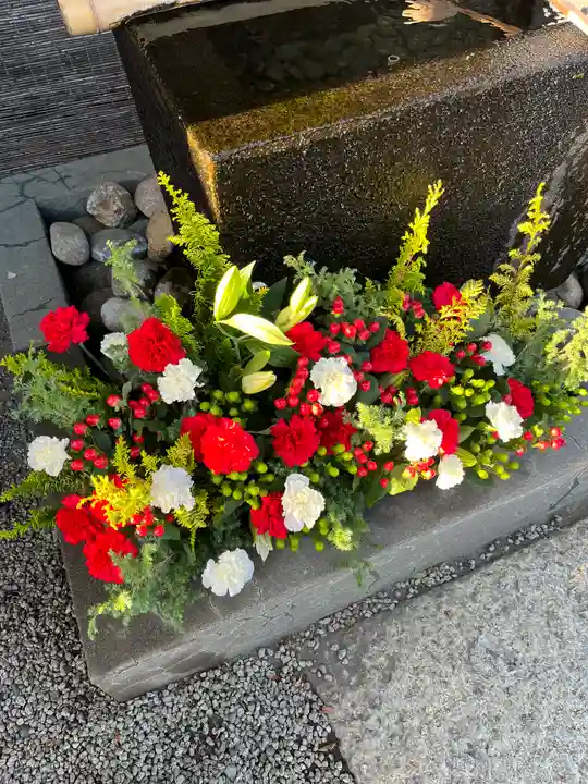 上尾御嶽神社の手水舎