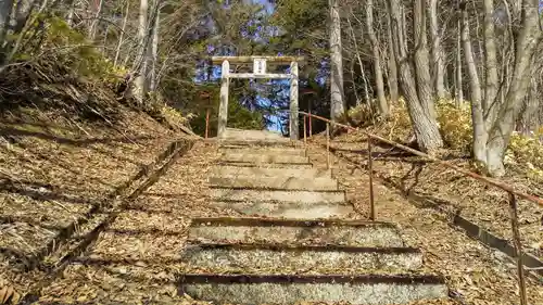 占冠神社の鳥居