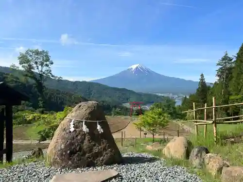 河口浅間神社の景色