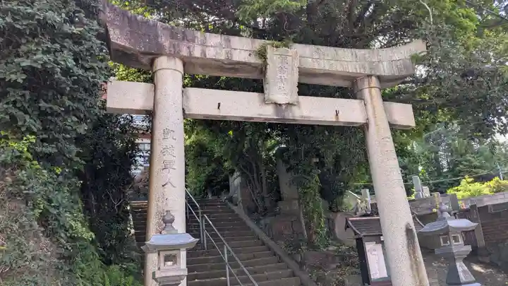 大浦諏訪神社の鳥居