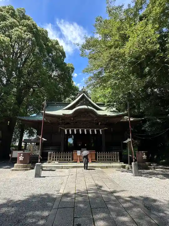 谷保天満宮の本殿・本堂