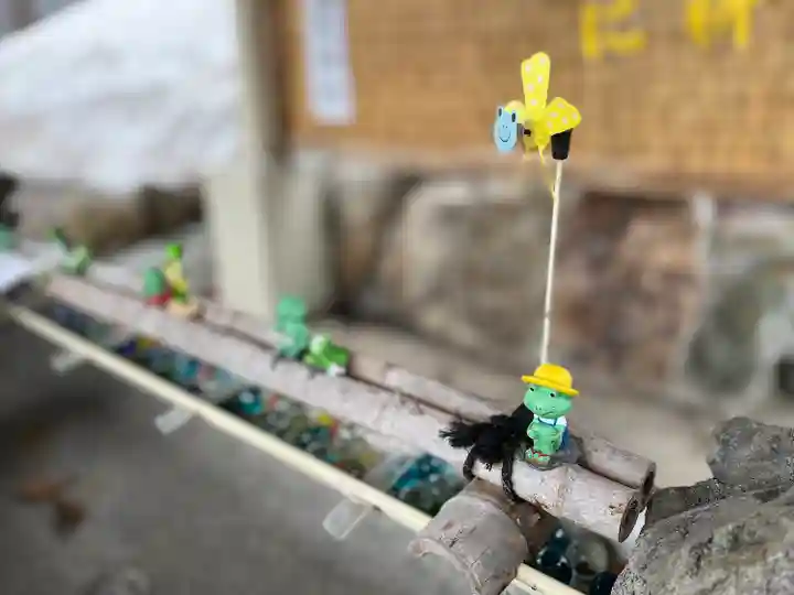 星置神社の手水舎