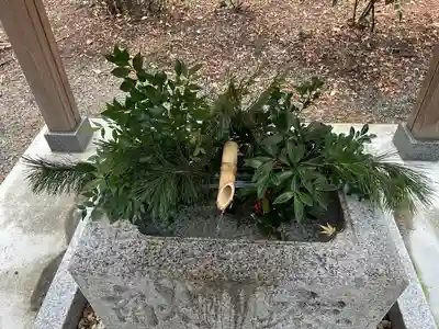 諏訪八幡神社の手水舎