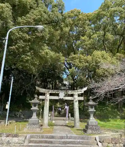 福母八幡宮の鳥居