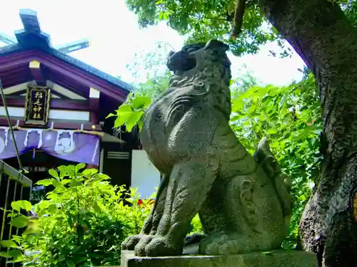 稲毛神社の狛犬