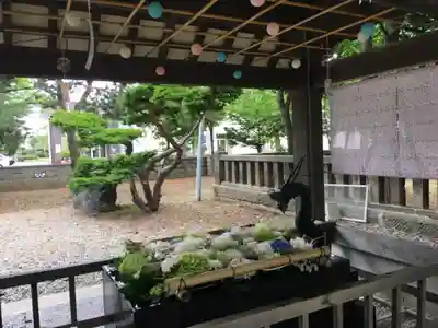 江南神社の手水舎