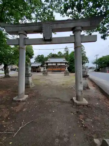雷電神社の鳥居