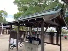 粟津天満神社の像