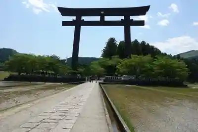 大斎原(熊野本宮大社旧社地)の鳥居