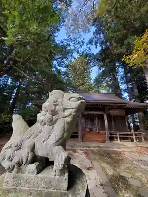 黒沼神社の狛犬